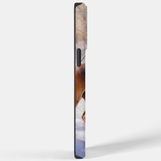 Bloodhound Laat het sneeuwen Kerstmis Case-Mate iPhone Case (Achterkant / Rechts)