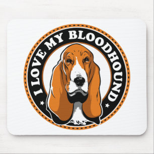 Bloodhound Liefhebber Puppy Moeder Hond Vader Hond Muismat