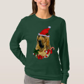 Bloodhound Lovers kerst T-shirt (Voorkant)