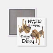 Bloodhound Lovers Vaatwasser Magnet (Voorkant / Achterkant)