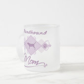 Bloodhound mama matglas koffiemok (Voorkant links)