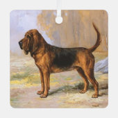Bloodhound Metalen Ornament (Voorkant)