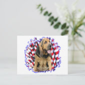 Bloodhound Patriot Briefkaart (Staand voorkant)