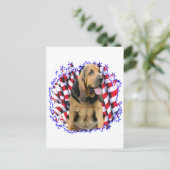 Bloodhound Patriot Briefkaart (Staand voorkant)