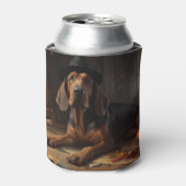 Bloodhound pompoenen Halloween eng Blikjeskoeler (Blikje Voorkant)