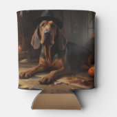 Bloodhound pompoenen Halloween eng Blikjeskoeler (Achterkant)