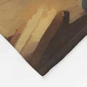 Bloodhound pompoenen Halloween eng Fleece Deken (Hoek)