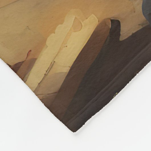 Bloodhound pompoenen Halloween eng Fleece Deken (Hoek)