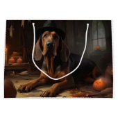 Bloodhound pompoenen Halloween eng Groot Cadeauzakje (Voorkant)