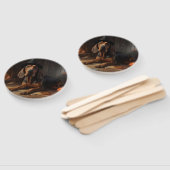 Bloodhound pompoenen Halloween eng Handwaaier (Niet-gemonteerd)