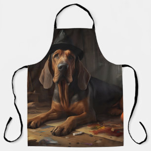 Bloodhound pompoenen Halloween eng Schort