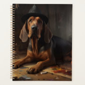 Bloodhound Pompoenen Halloween Griezelen Planner (Voorkant)