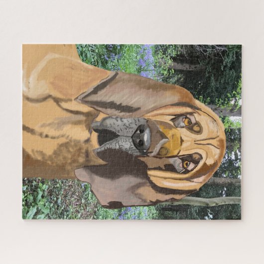 Bloodhound Portrait Legpuzzel (Horizontaal)
