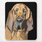 Bloodhound Portrait Muismat (Voorkant)