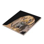 Bloodhound Portrait Tegeltje (Zijkant)