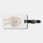 Bloodhound Puppy Bagagelabel (Achterkant horizontaal)