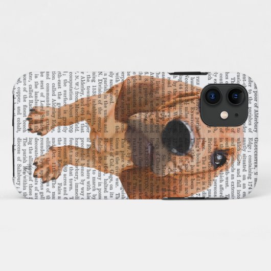Bloodhound Puppy Case-Mate iPhone Case (Achterkant (horizontaal))