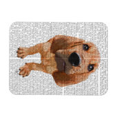 Bloodhound Puppy Magneet (Horizontaal)