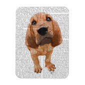 Bloodhound Puppy Magneet (Verticaal)