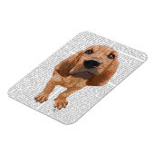 Bloodhound Puppy Magneet (Linkerzijde)