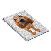 Bloodhound Puppy Notitieboek (Rechterzijde)