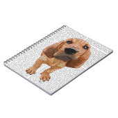 Bloodhound Puppy Notitieboek (Linkerzijde)