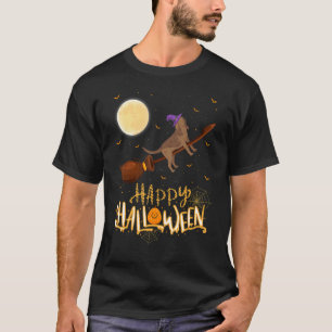 Bloodhound Ride Witch Shotgun Bloodhound Dog Hal T-shirt