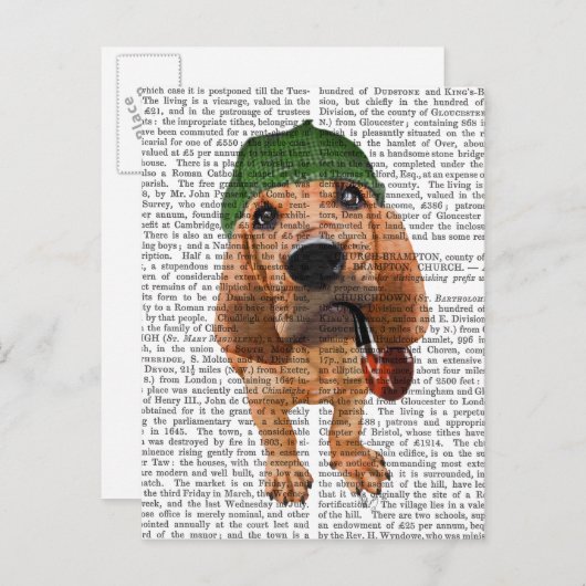 Bloodhound Sherlock Holmes 2 Briefkaart (Voorkant / Achterkant)