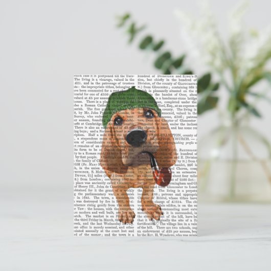 Bloodhound Sherlock Holmes 2 Briefkaart (Staand voorkant)
