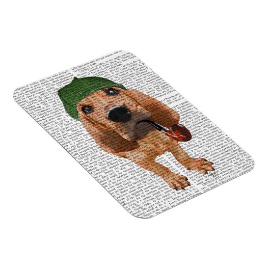 Bloodhound Sherlock Holmes 2 Magneet (Rechterzijde)