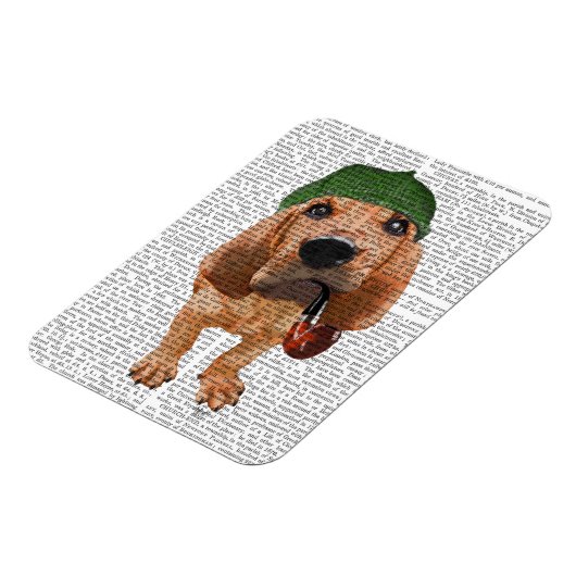 Bloodhound Sherlock Holmes 2 Magneet (Linkerzijde)