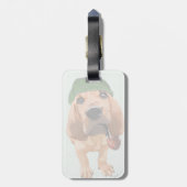 Bloodhound Sherlock Holmes Bagagelabel (Achterkant verticaal)
