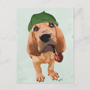 Bloodhound Sherlock Holmes Briefkaart