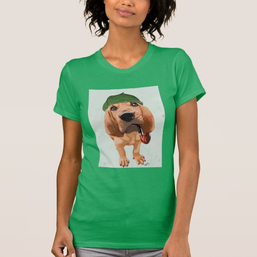 Bloodhound Sherlock Holmes T-shirt (Voorkant)
