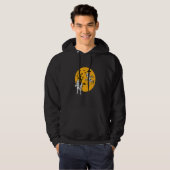 Bloodhound Skeleton Bone Halloween Kostuum Hond Ei Hoodie (Voorkant volledig)