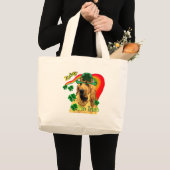 Bloodhound st Patricks Grote Tote Bag (Voorkant (product))