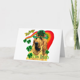 Bloodhound st Patricks Kaart