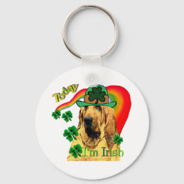 Bloodhound st Patricks Sleutelhanger