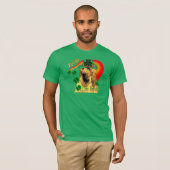 Bloodhound st Patricks T-shirt (Voorkant volledig)