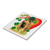 Bloodhound st Patricks Tegeltje (Zijkant)