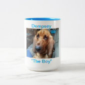 Bloodhound Two-Tone Mok, 15 oz Tweekleurige Koffiemok (Center)