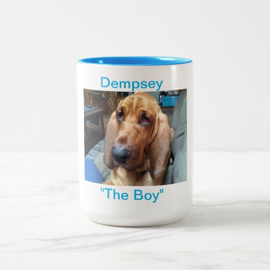 Bloodhound Two-Tone Mok, 15 oz Tweekleurige Koffiemok (Center)