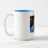 Bloodhound Two-Tone Mok, 15 oz Tweekleurige Koffiemok (Links)