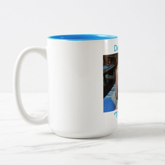 Bloodhound Two-Tone Mok, 15 oz Tweekleurige Koffiemok (Links)