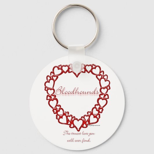 Bloodhound Ware Liefde - Sleutelhanger (Voorkant)