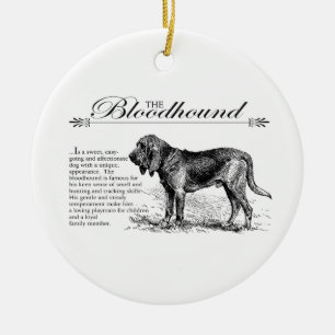 Bloodhound  winkelstijl keramisch ornament