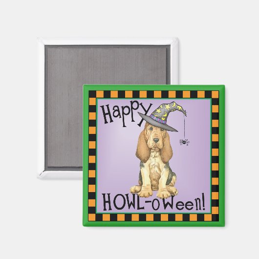 Bloodhound Witch Magneet (Voorkant / Achterkant)