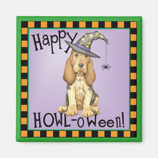 Bloodhound Witch Magneet (Voorkant)