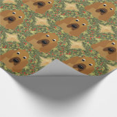 Bloodhound Wreath Cadeaupapier (Hoek)