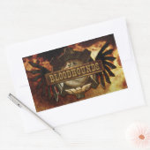 Bloodhounds Logo Sticker (Rechthoek) (Envelop)